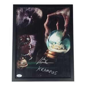 LUKE HAWKER AUTOGRAPHED SIGNED 11x14 PHOTO KRAMPUS JSA COA HORROR Framed